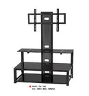 hot bending glass and stainless legs TV stand TV-101