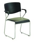 new design black pvc leather dining chair arm chair C117