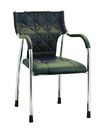 back and seat with PVC leather,metal framed with chromed legs.KN-01-1G