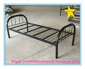 cheap simple design high loading capacity metal single bed B005