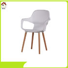china factory wood legs plastic arm chair leisure chair PC613