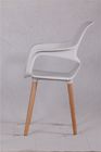 china factory wood legs plastic arm chair leisure chair PC613