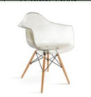 Modern Design Plastic Chair Leisure Chair  PC dining chair PC612