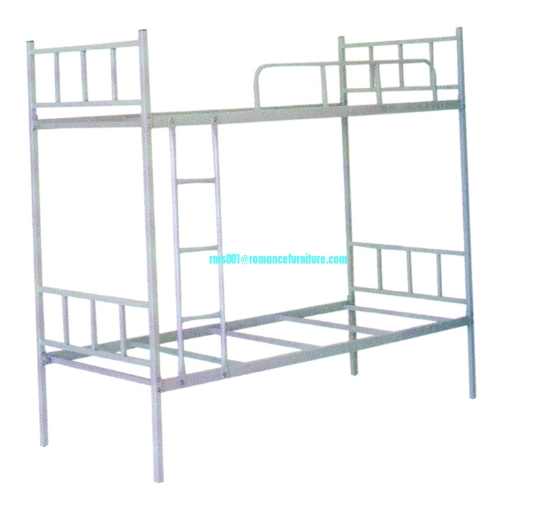 cot double decker metal bed frame school bed B084