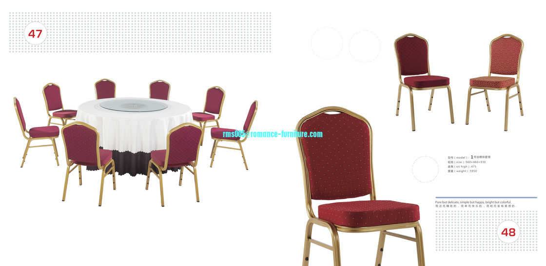 Aluminium Banquet Chairs Iron Legs With Slot Chair No 1