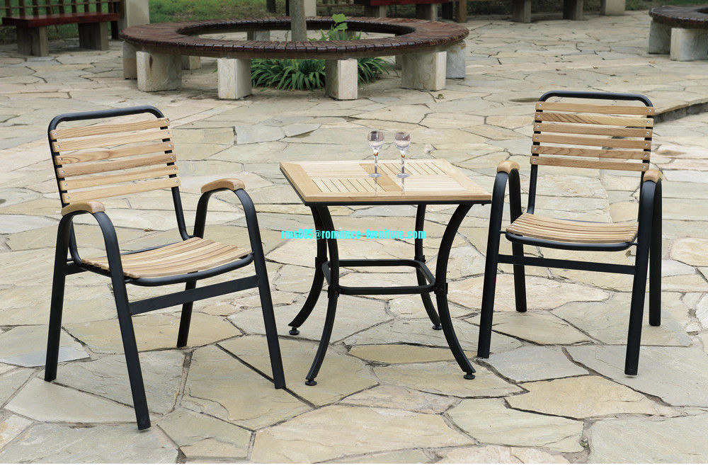 modern garden set outdoor wood furniture C602+T806