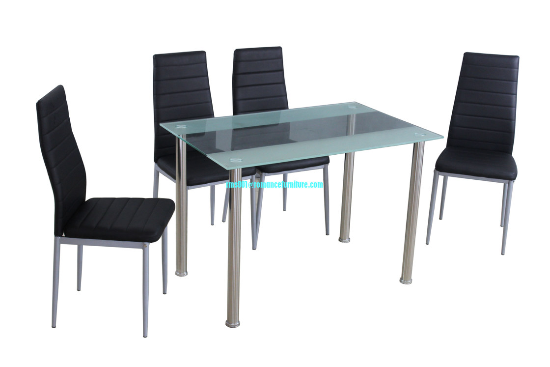 cheap glass top latest dining table designs T305