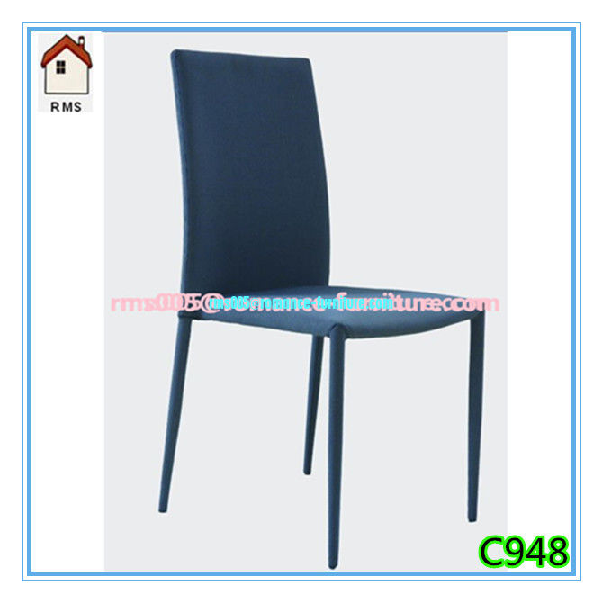 Top quality powder coating/soft leather Ding chair C948