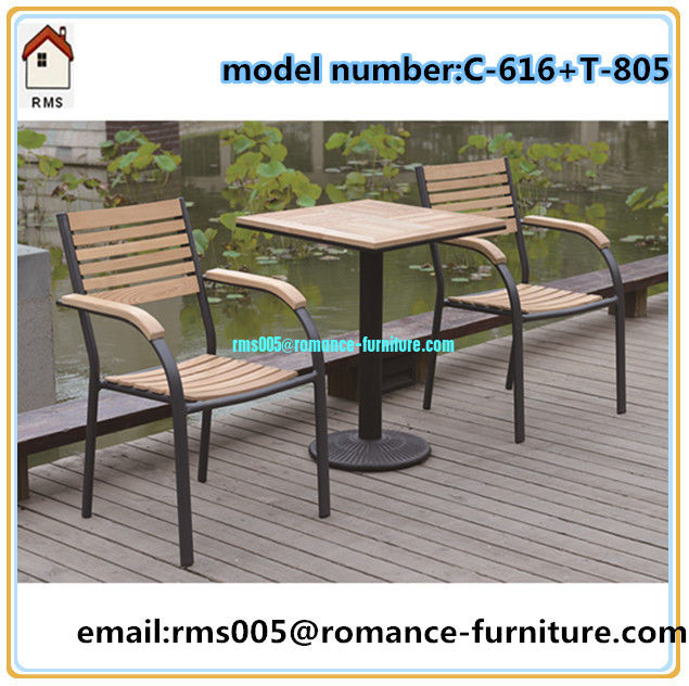 cheap high quality modern design outdoor furniture dining set C616+T805