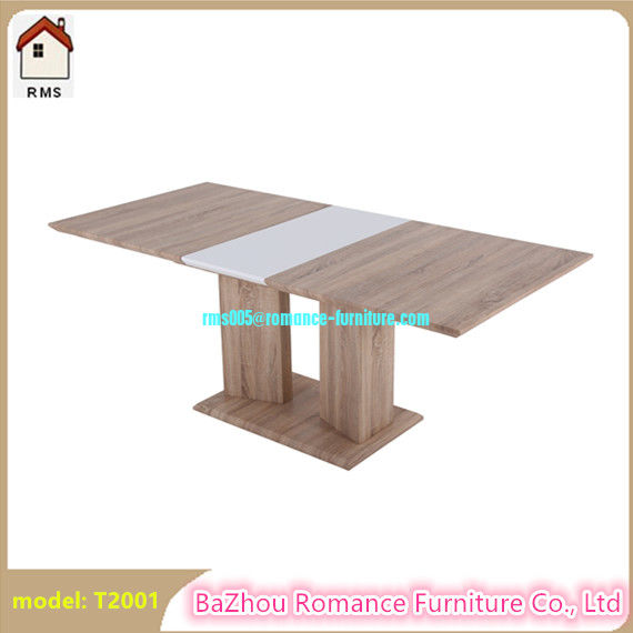 new extendable MDF wood dining table wooden dining table T2001