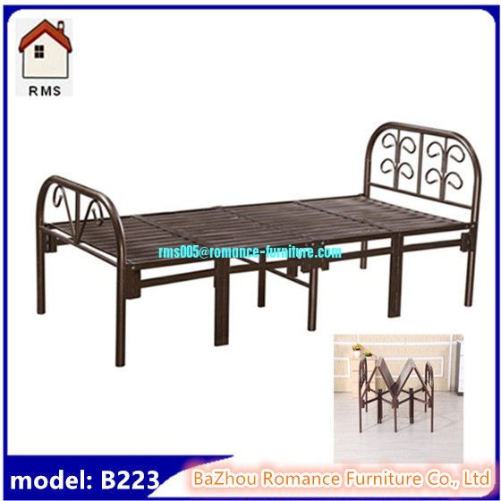 metal cot single