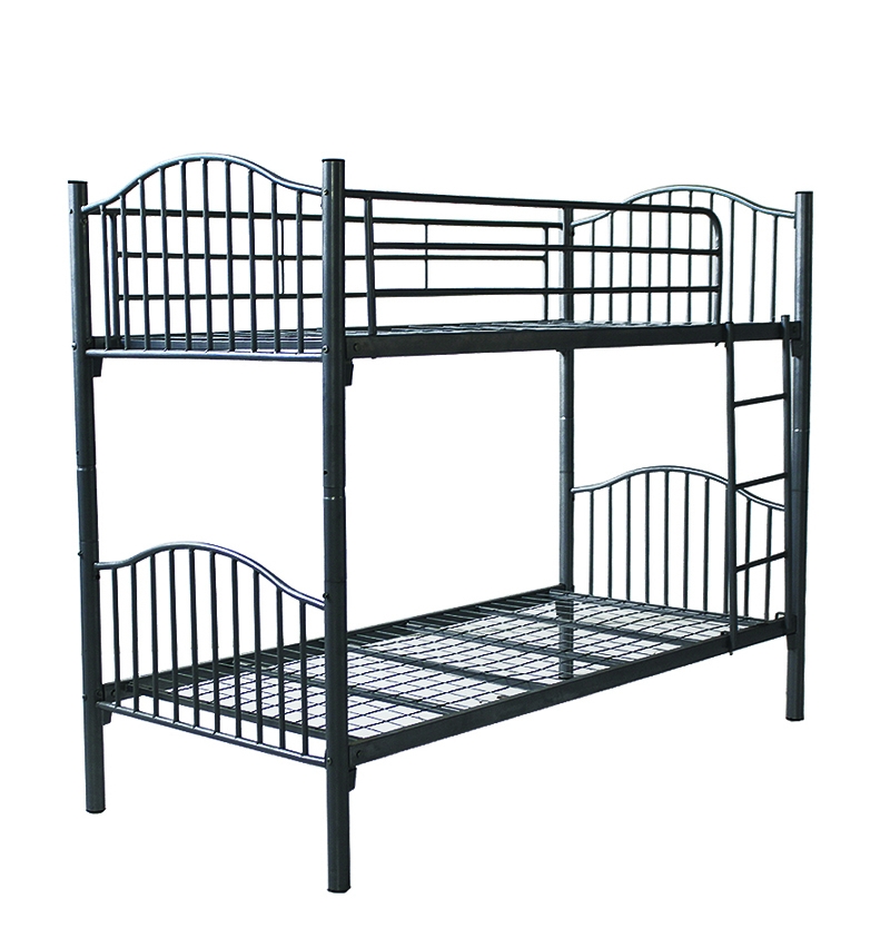 china factory price double decker metal bed metal double bunk bed B057