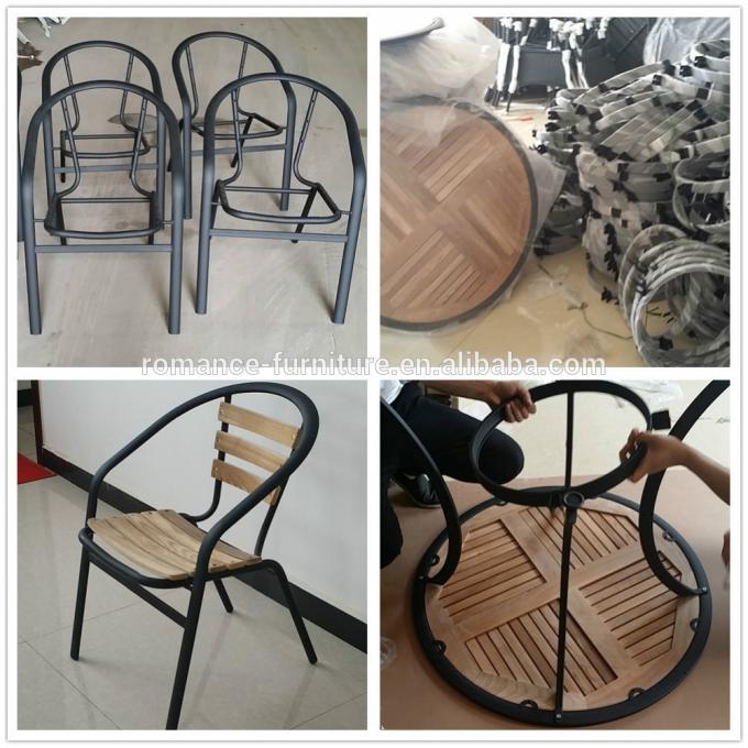 cheap high quality modern design outdoor furniture dining set C616+T805