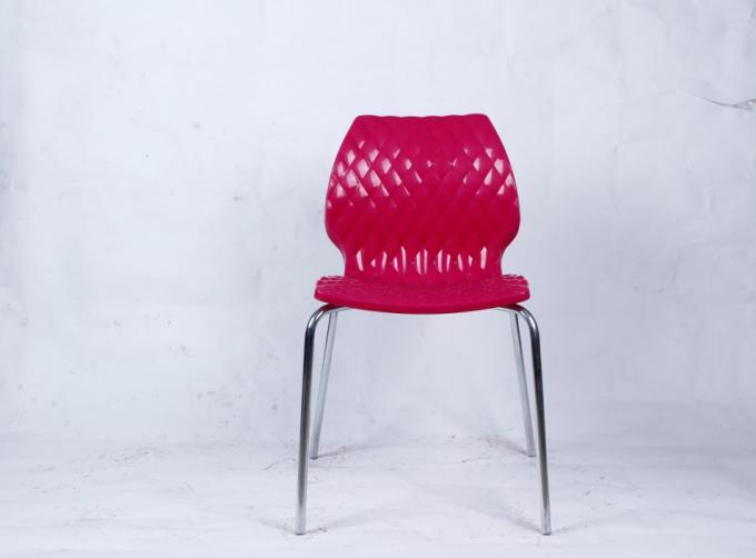 stackable white plastic bistro chair PC105
