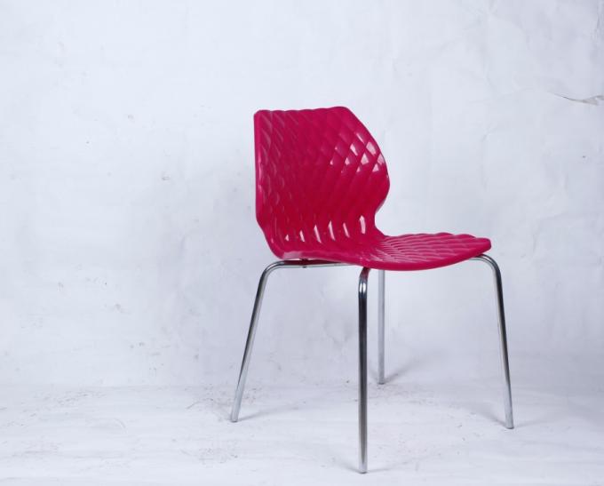stackable white plastic bistro chair PC105