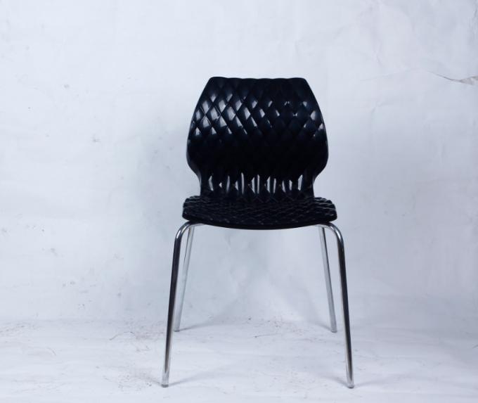 stackable white plastic bistro chair PC105