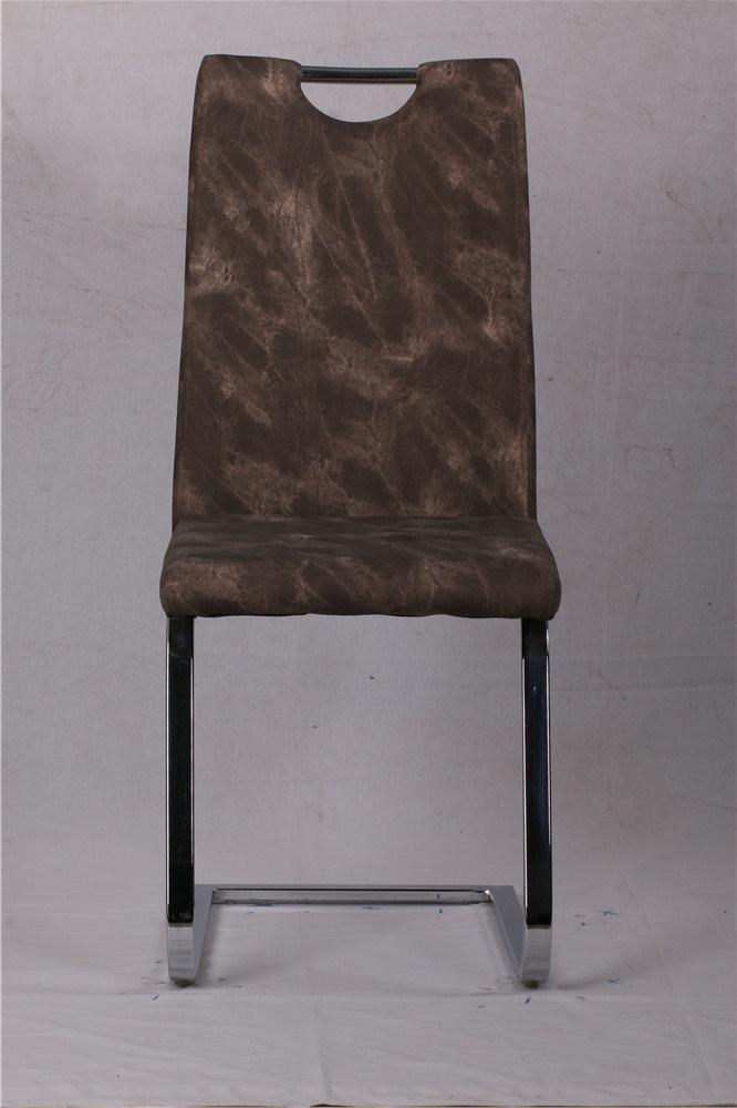 modern new design black leather z shape dining chair C1605