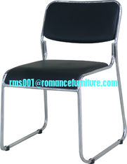 PU  seat/ chrome with  steel legs dinging chair PC115