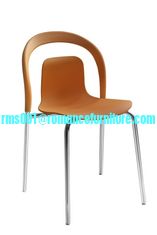 hot sale plastic chair with steel frame PC126