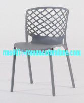 plastic chair pp fashion design leisure dining chair stackable PC663