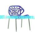 hot sale restaurant stackable white plastic chair PC614-1
