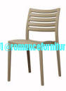 fancy design  chair plastic l dining chair stackable leisure chair pc606