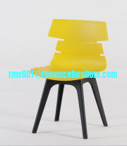fancy design  chair plastic  dining chair pp colorful leisure chair PC672