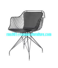 Metal with cushion leisure chair TX005