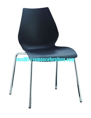 hot sale restaurant stackable white plastic chair PC105-1