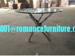 Glass dining table FONTAN