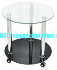 Glass coffee table Ø450*500mm