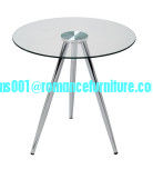 Glass coffee table Ø500*550mm