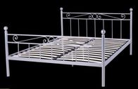 popular bedroom furniture hotel metal bed frame metal double bed B021