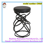 cross base leather dining chair modern bar chair C5010