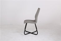 cross base metal frame fabric dining chair C5006