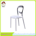 stacking plastic chair white outdoor clear plasti cafe chair PC518