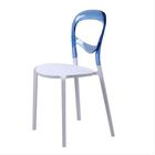 stacking plastic chair white outdoor clear plasti cafe chair PC518