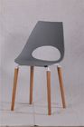 new design plastic chair with wood legs PC610
