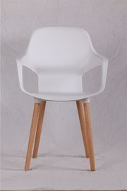 china factory wood legs plastic arm chair leisure chair PC613