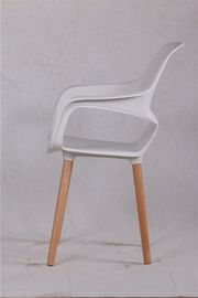 china factory wood legs plastic arm chair leisure chair PC613