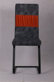 leather and fabric french style dining chair C1606