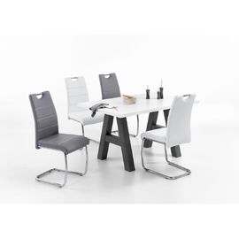 chrome legs/PU seat dining chair C5022