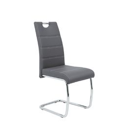 chrome legs/PU seat dining chair C5022