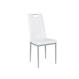 PU leather /powder coating legs dining chair C1809