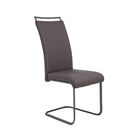 cover pu with powder coating legs dining chair C1803