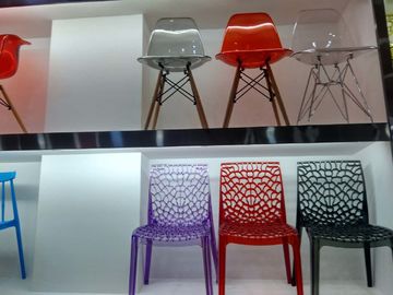 hot sale restaurant stackable white plastic chair banquet chair PC635-1