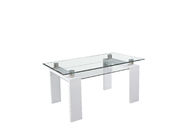 hot sale high quality tempered glass dining table T307