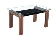 hot sale high quality tempered glass dining table T307