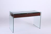 large hot bending glass coffee table wood legs coffee table center table dining table C211