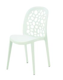 hot sale restaurant stackable white plastic chair PC107